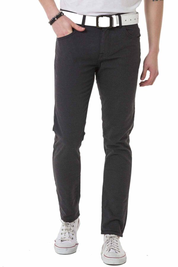 мужские льняные брюки темно-синего цвета1.jpg